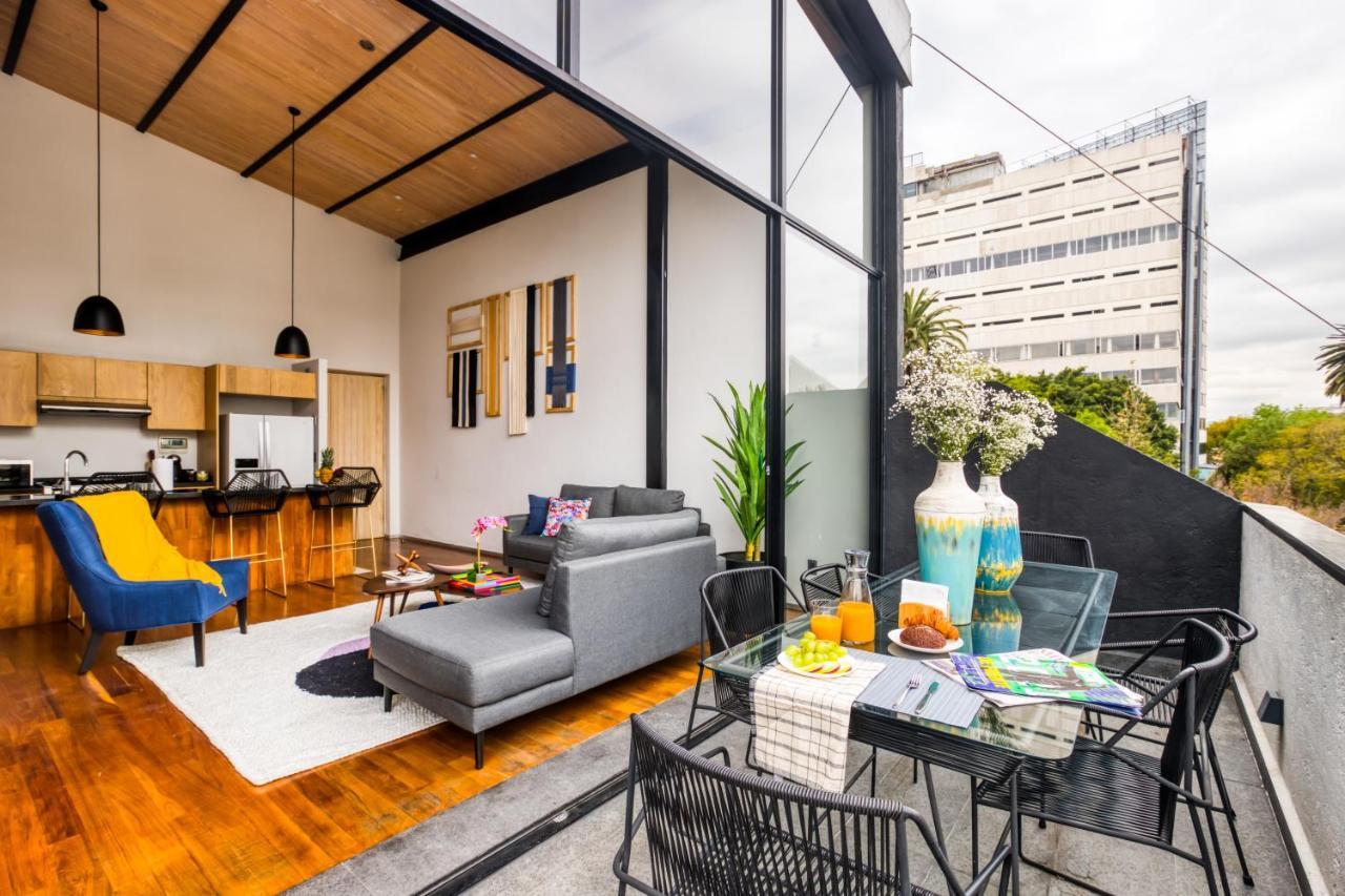 Uliv Condesa Apartment Mexico City Bilik gambar